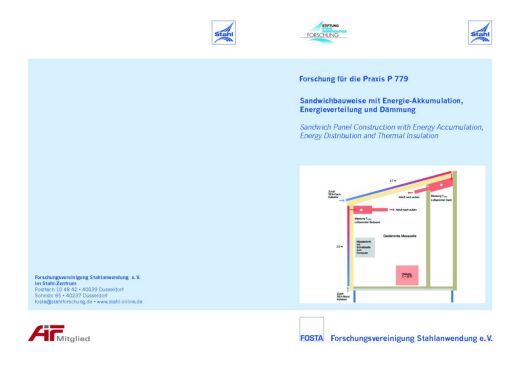 Fostabericht P 779 - Sandwichbauweise mit Energie-Akkumulation - Energieverteilung und Dämmung