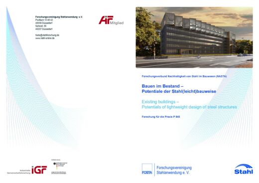 Fostabericht P 845 - Bauen im Bestand - Potentiale der Stahl(leicht)bauweise
