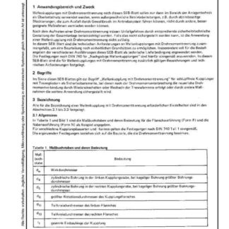 Stahl-Eisen-Betriebsblatt (SEB) 601 435 - Wellenkupplungen mit Drehmomenttrennung - Anforderungen, Technische Lieferbedingungen