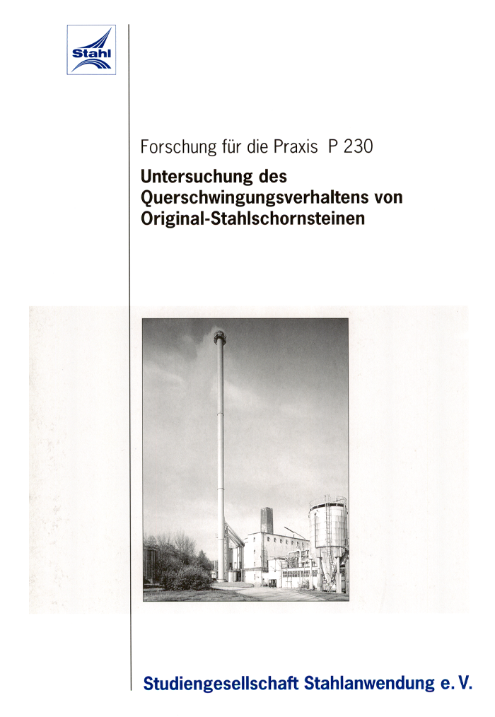 Fostabericht P 230 - Untersuchung des Querschwingverhaltens von Original-Stahlschornsteinen